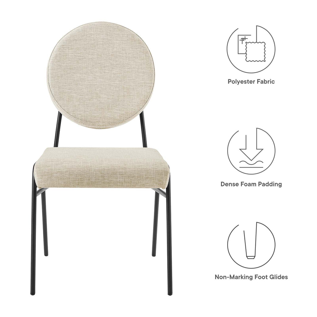 Craft Upholstered Fabric Dining Side Chairs