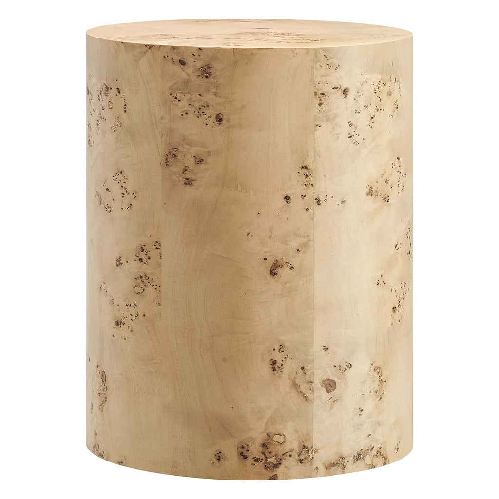 Cosmos Round Burl Wood Coffee Table