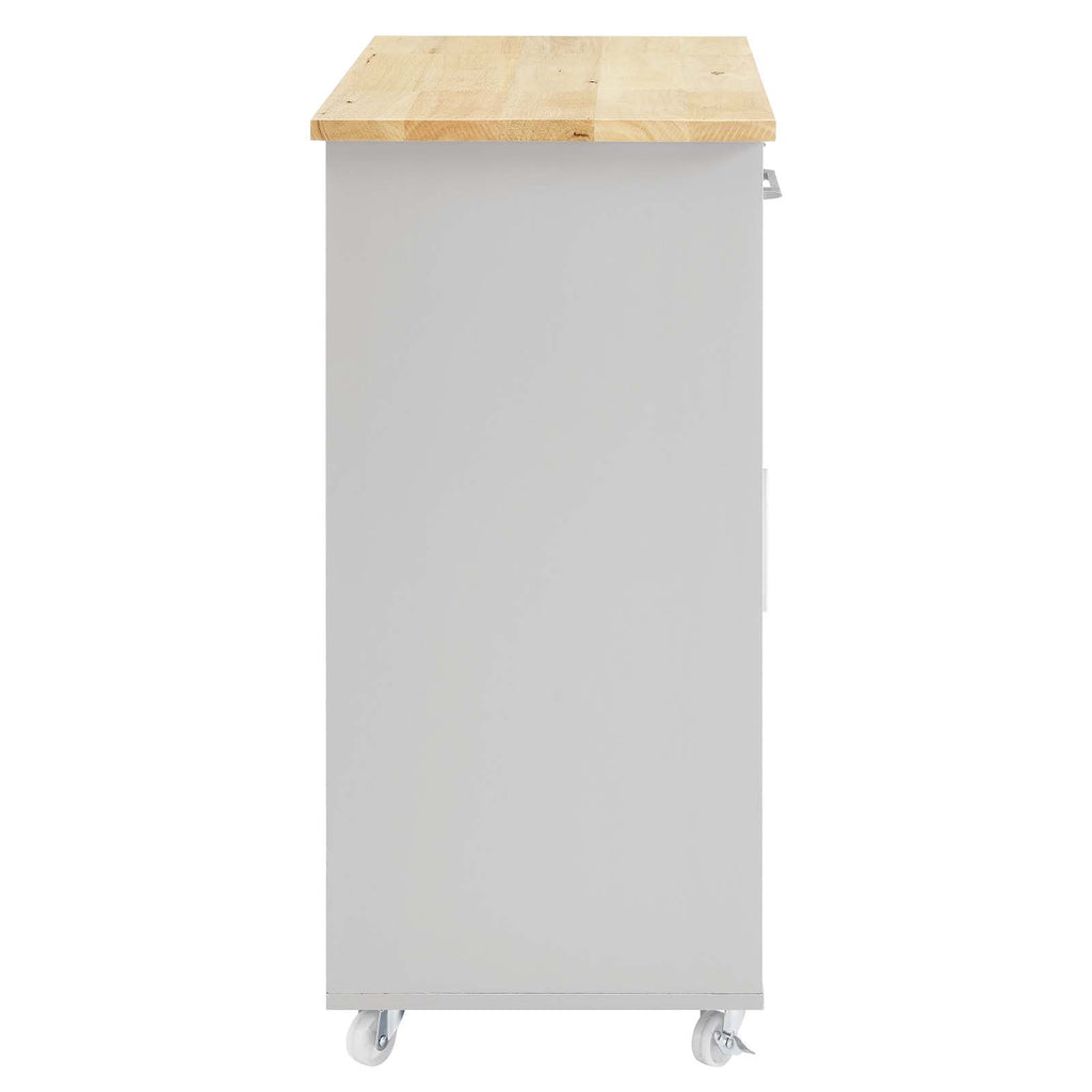 Culinary Kitchen Cart With Towel Bar