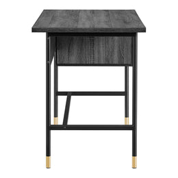 Nexus Office Desk - Black Charcoal