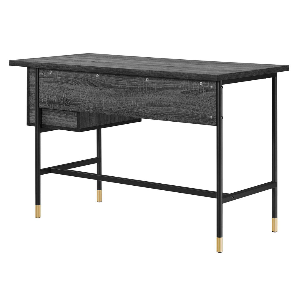 Nexus Office Desk - Black Charcoal