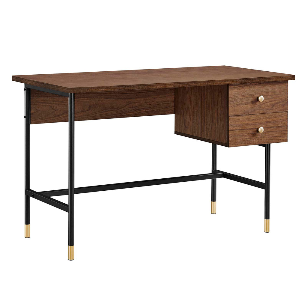 Nexus Office Desk - Black Walnut