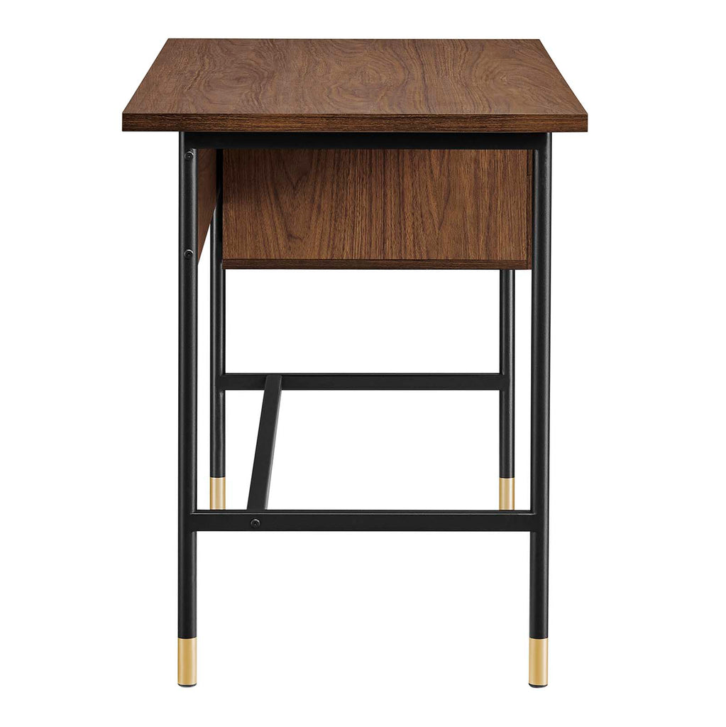 Nexus Office Desk - Black Walnut