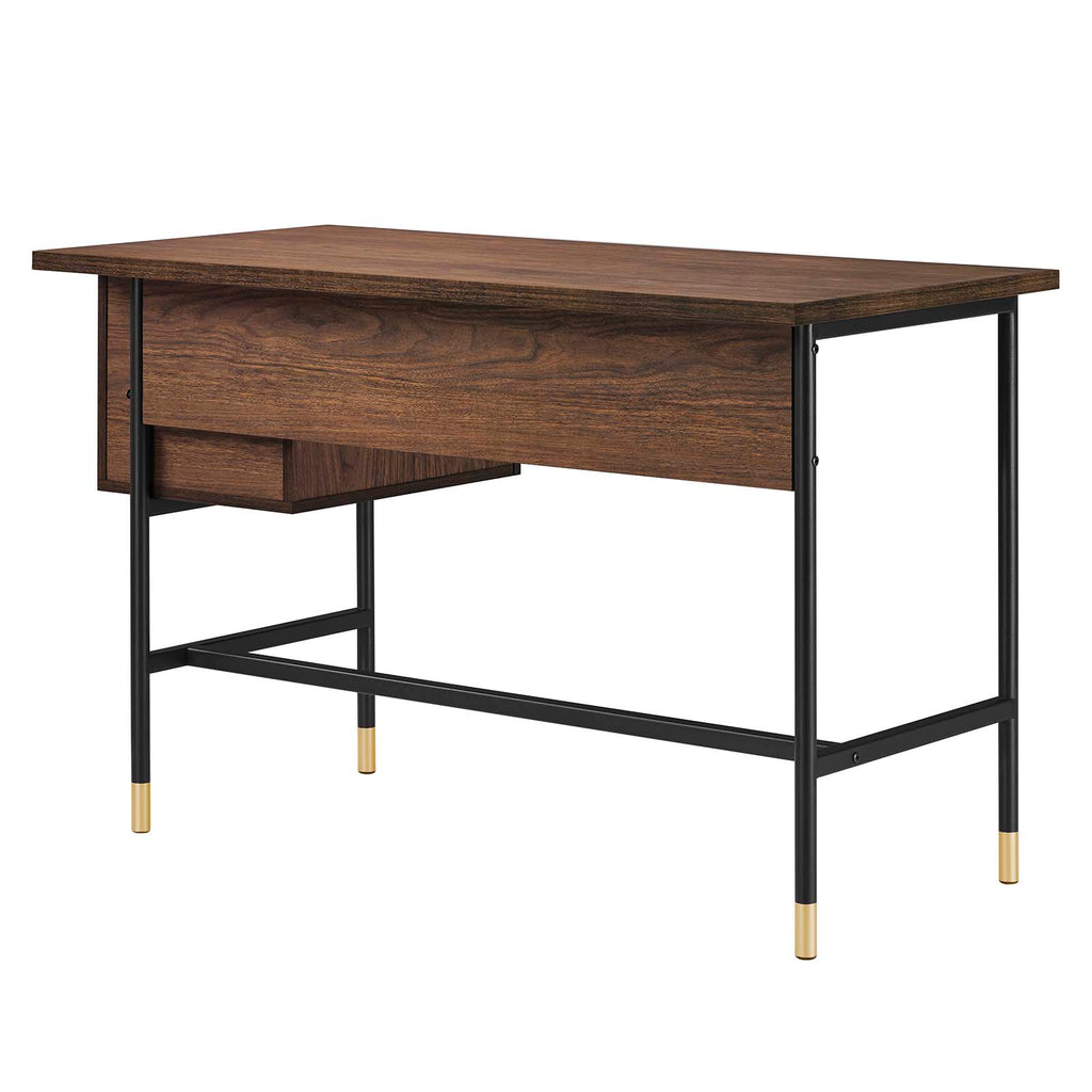 Nexus Office Desk - Black Walnut