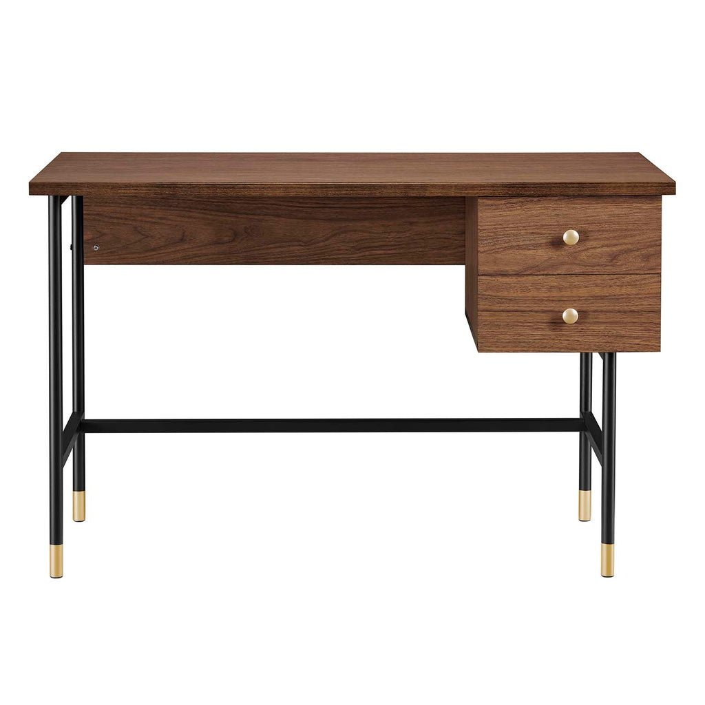 Nexus Office Desk - Black Walnut