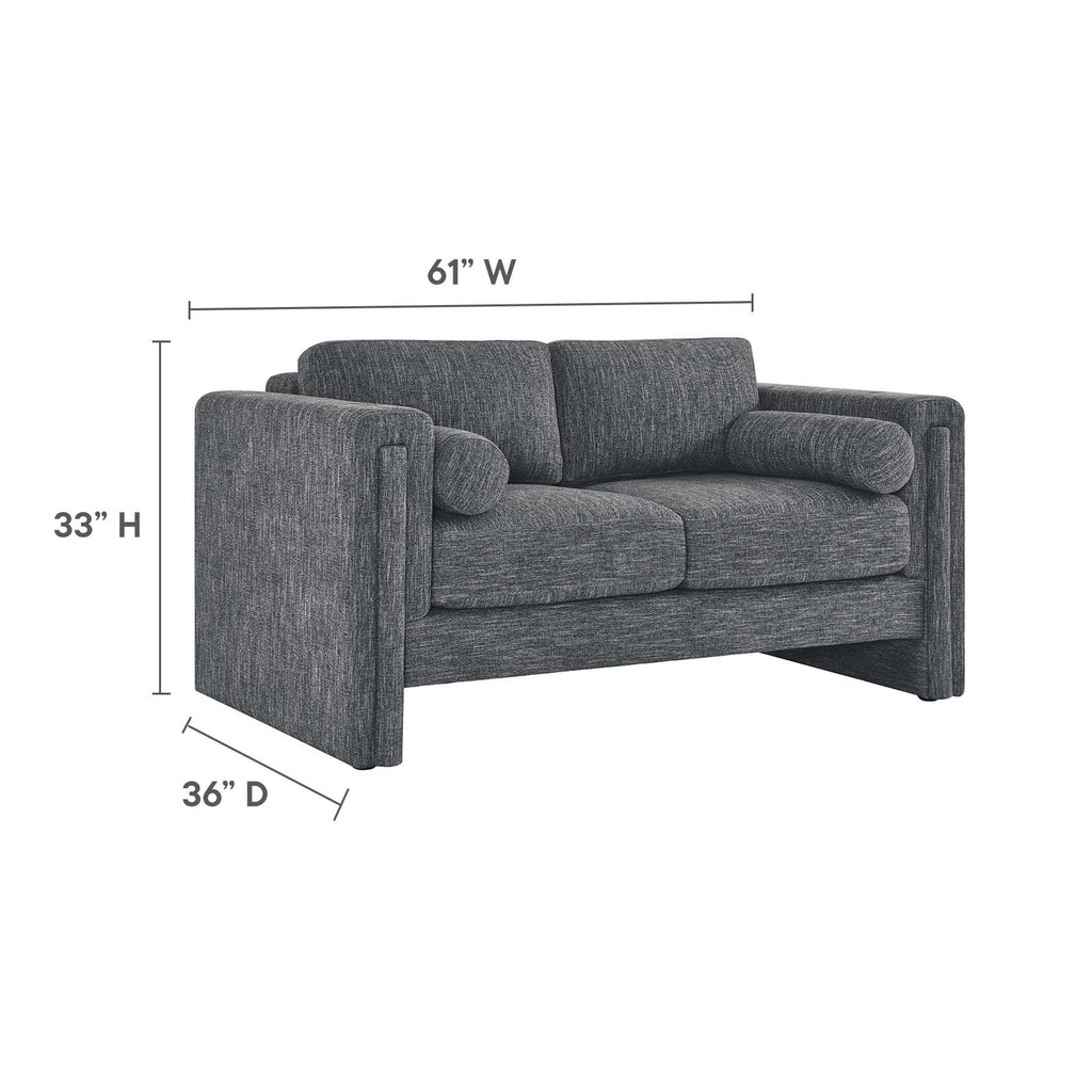 Visible Fabric Loveseat