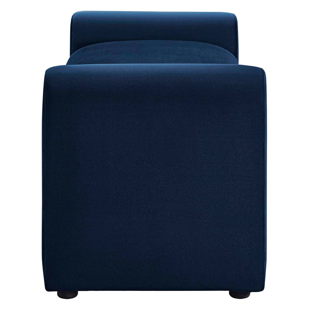 Waverly Performance Velvet Bench