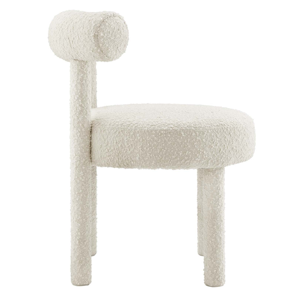 Toulouse Boucle Fabric Dining Chair