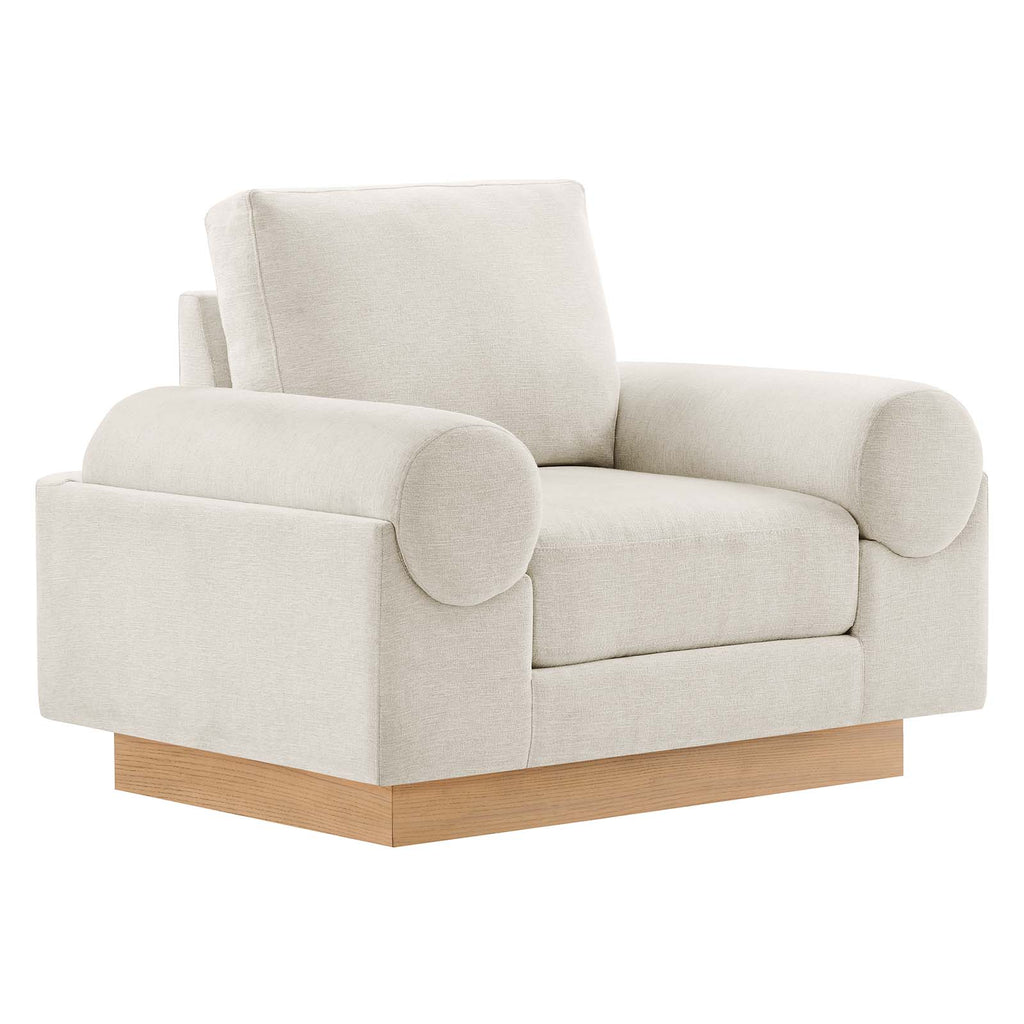 Oasis Upholstered Fabric Armchair