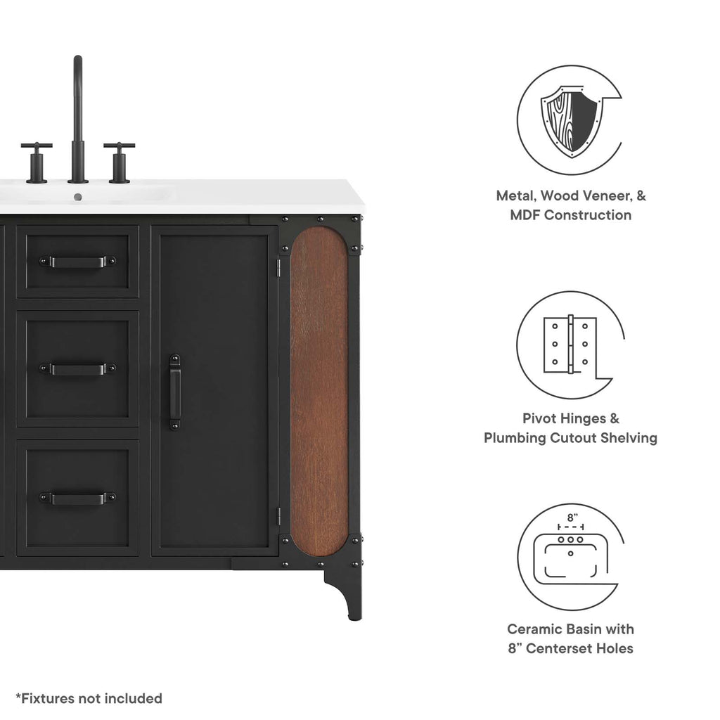 Steamforge Single Sink Bathroom Vanity