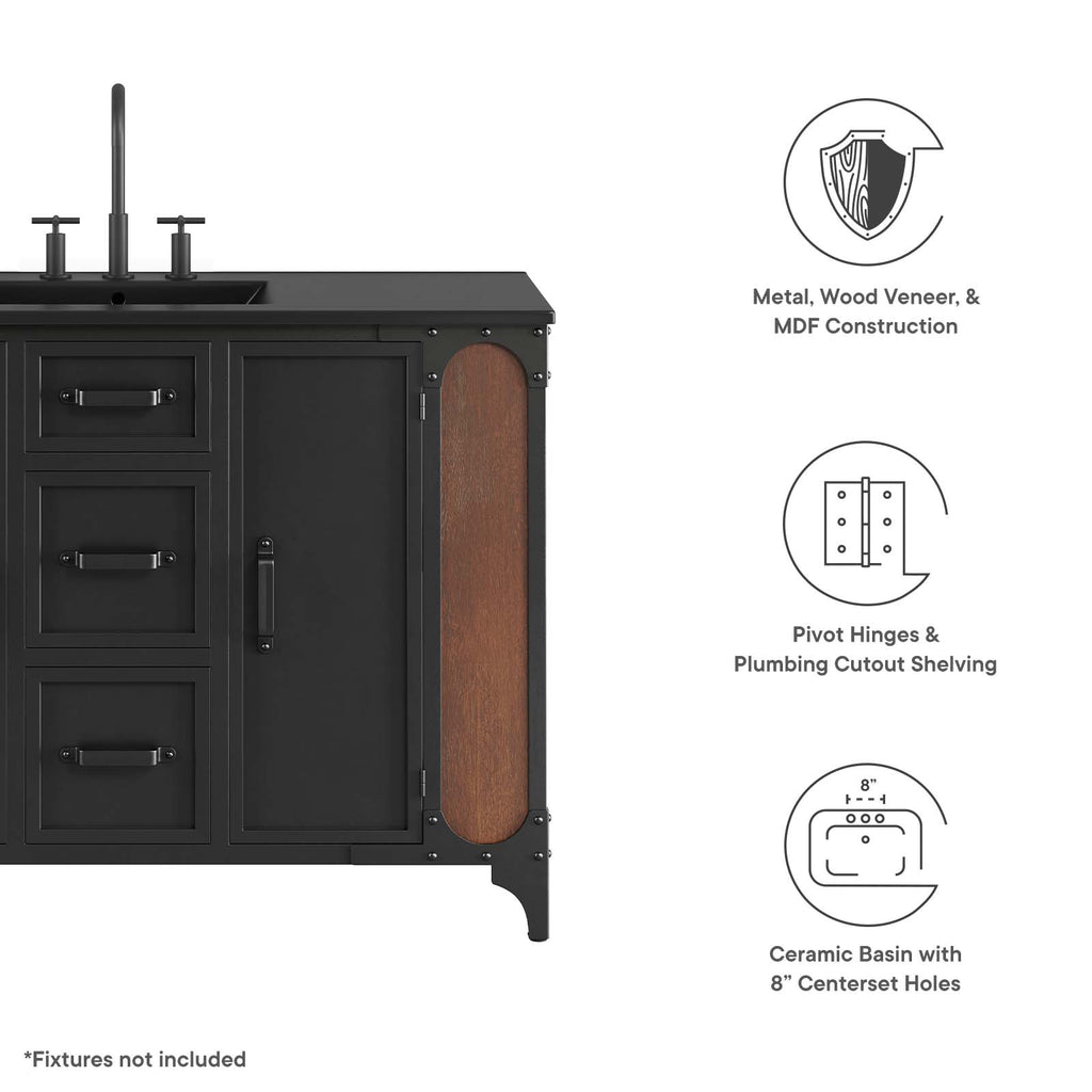 Steamforge Single Sink Bathroom Vanity