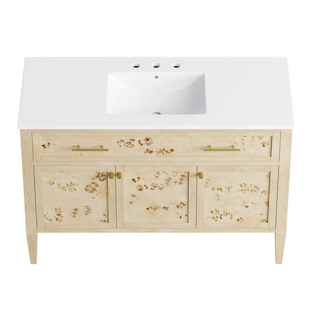 Elysian Wood Single Sink Bathroom Vanity