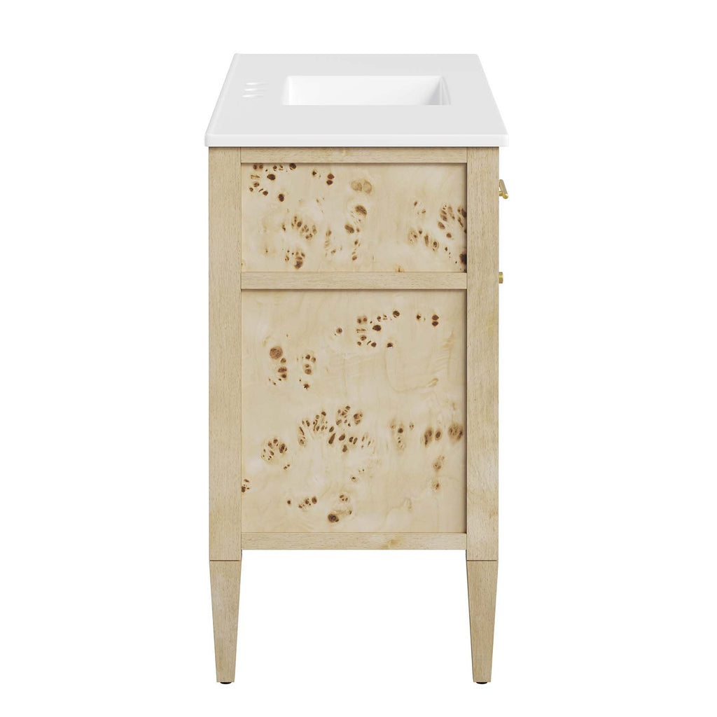 Elysian Wood Single Sink Bathroom Vanity