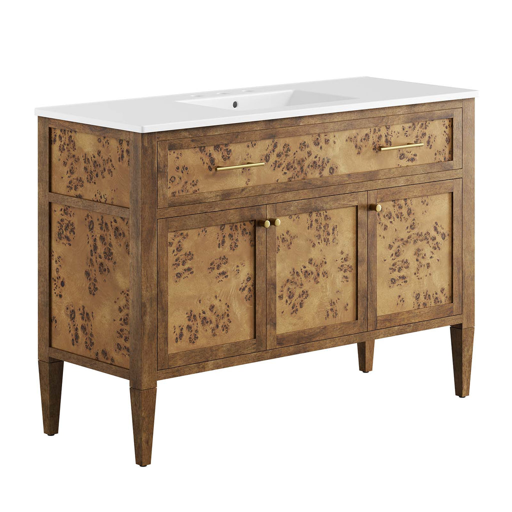 Elysian Wood Single Sink Bathroom Vanity