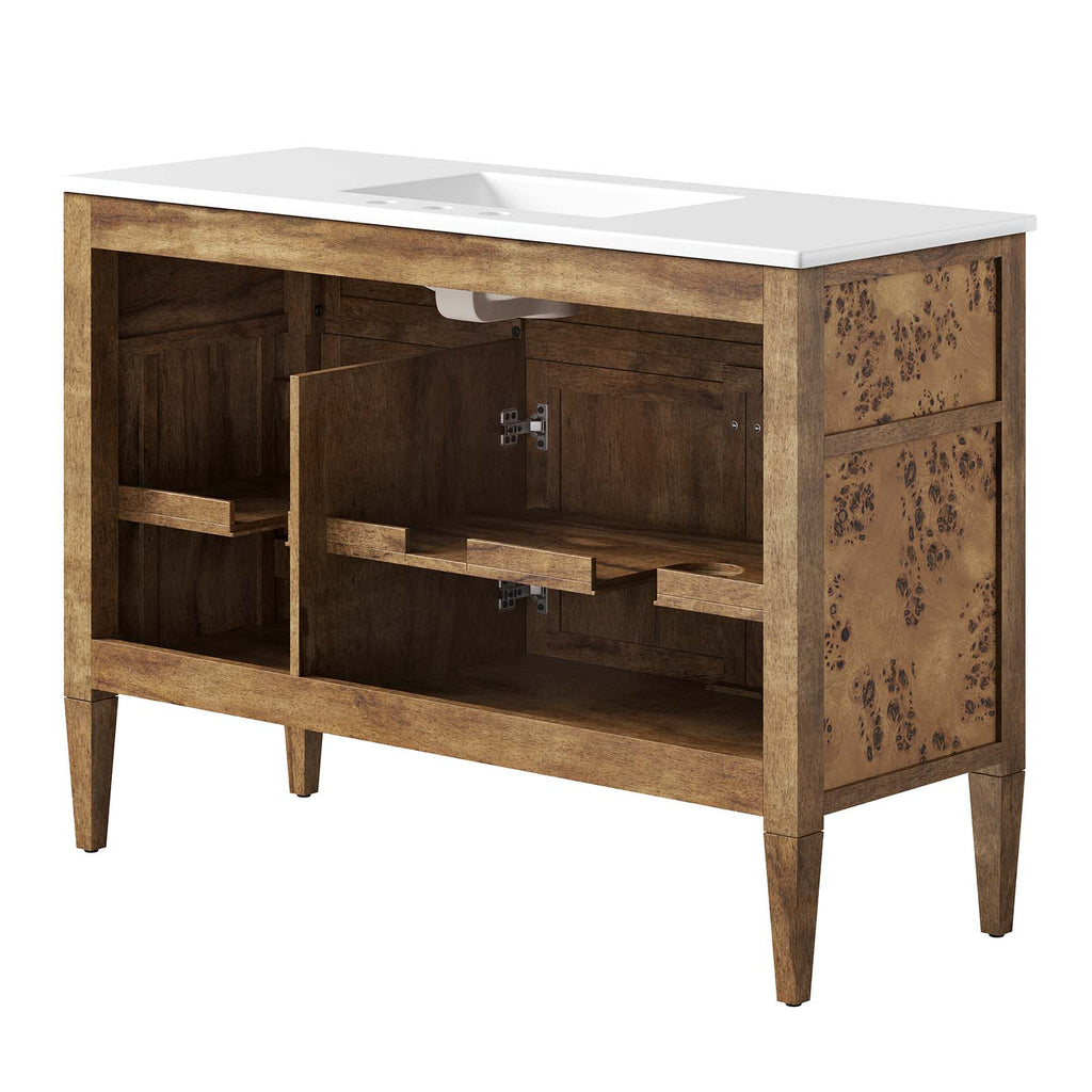 Elysian Wood Single Sink Bathroom Vanity