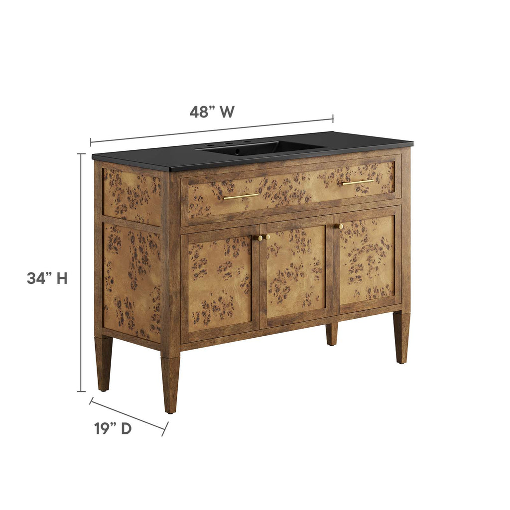 Elysian Wood Single Sink Bathroom Vanity