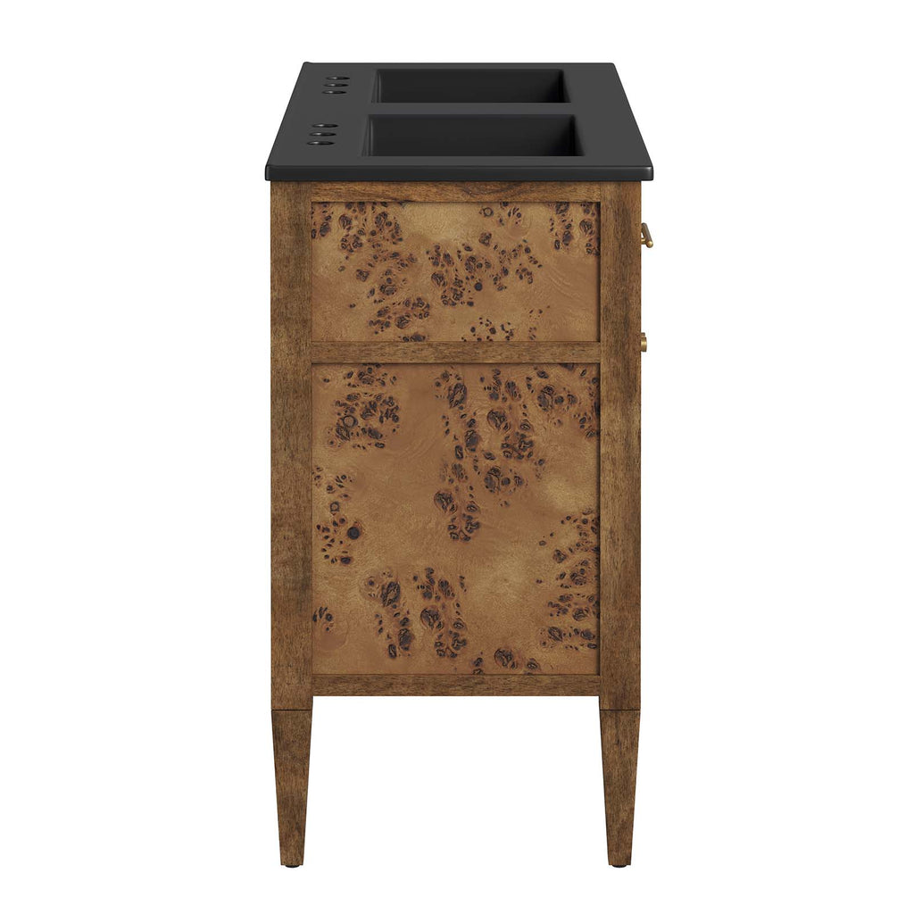 Elysian Wood Double Sink Bathroom Vanity