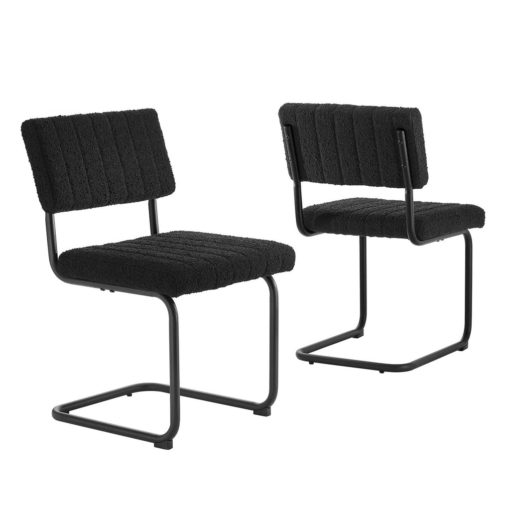 Parity Boucle Dining Side Chairs - Set of 2