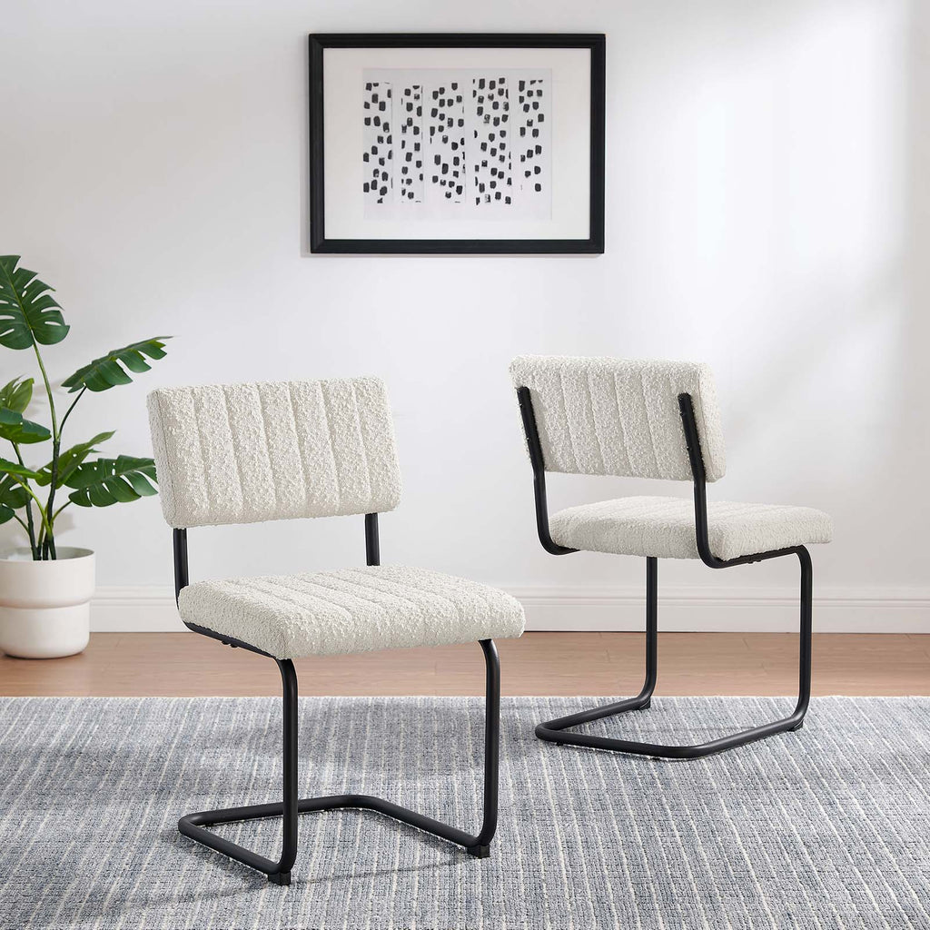 Parity Boucle Dining Side Chairs - Set of 2