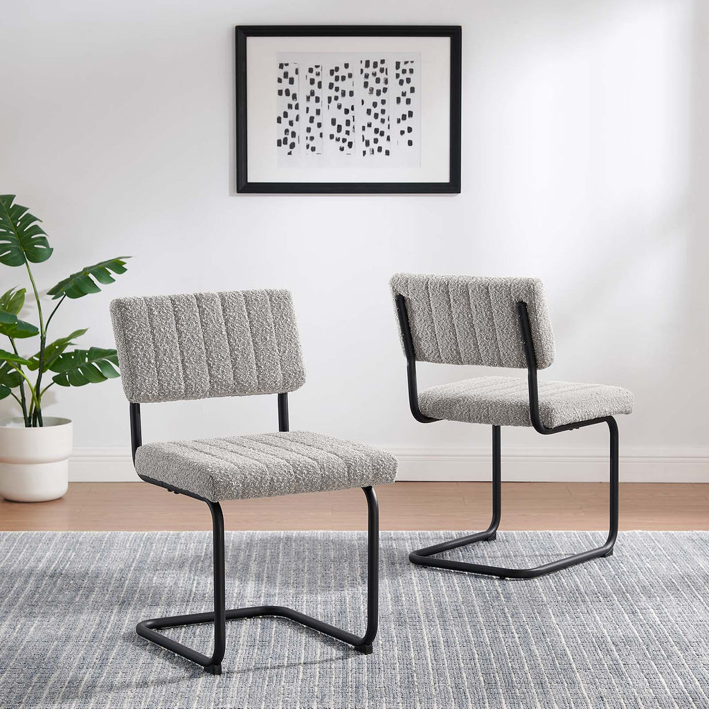 Parity Boucle Dining Side Chairs - Set of 2