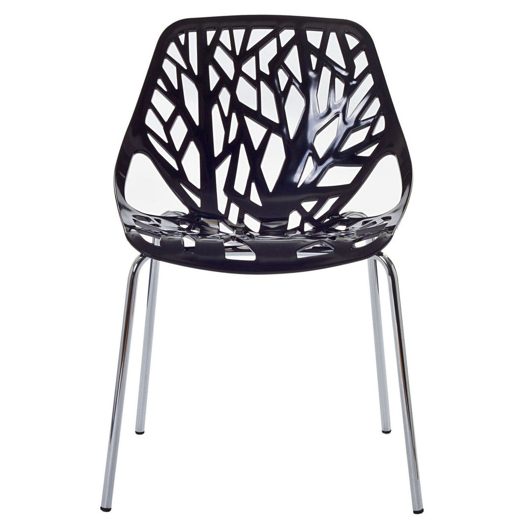 Stencil Dining Side Chair in Black