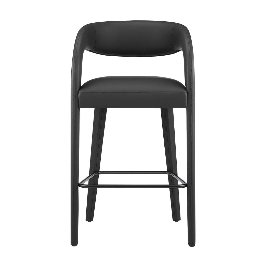 Pinnacle Vegan Leather Bar Stool Set of Two