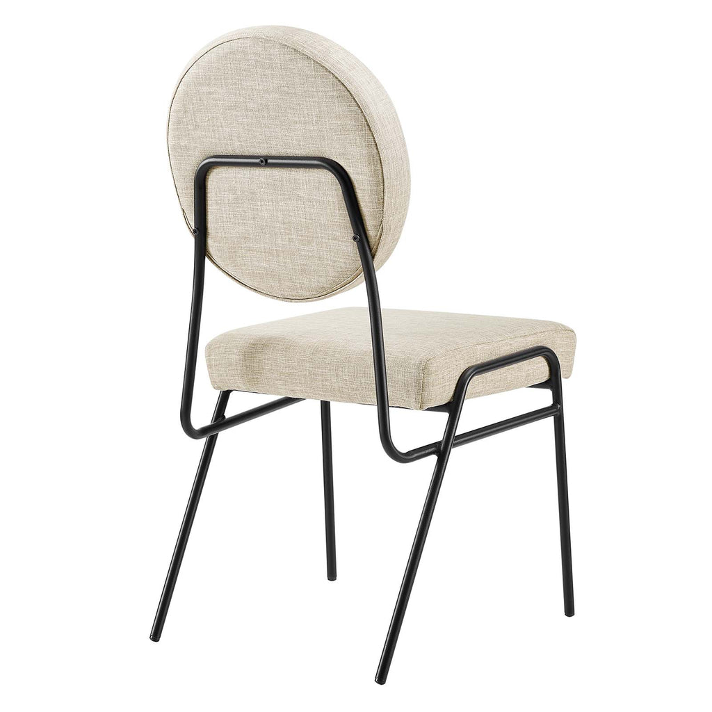 Craft Upholstered Fabric Dining Side Chairs - Set of 2