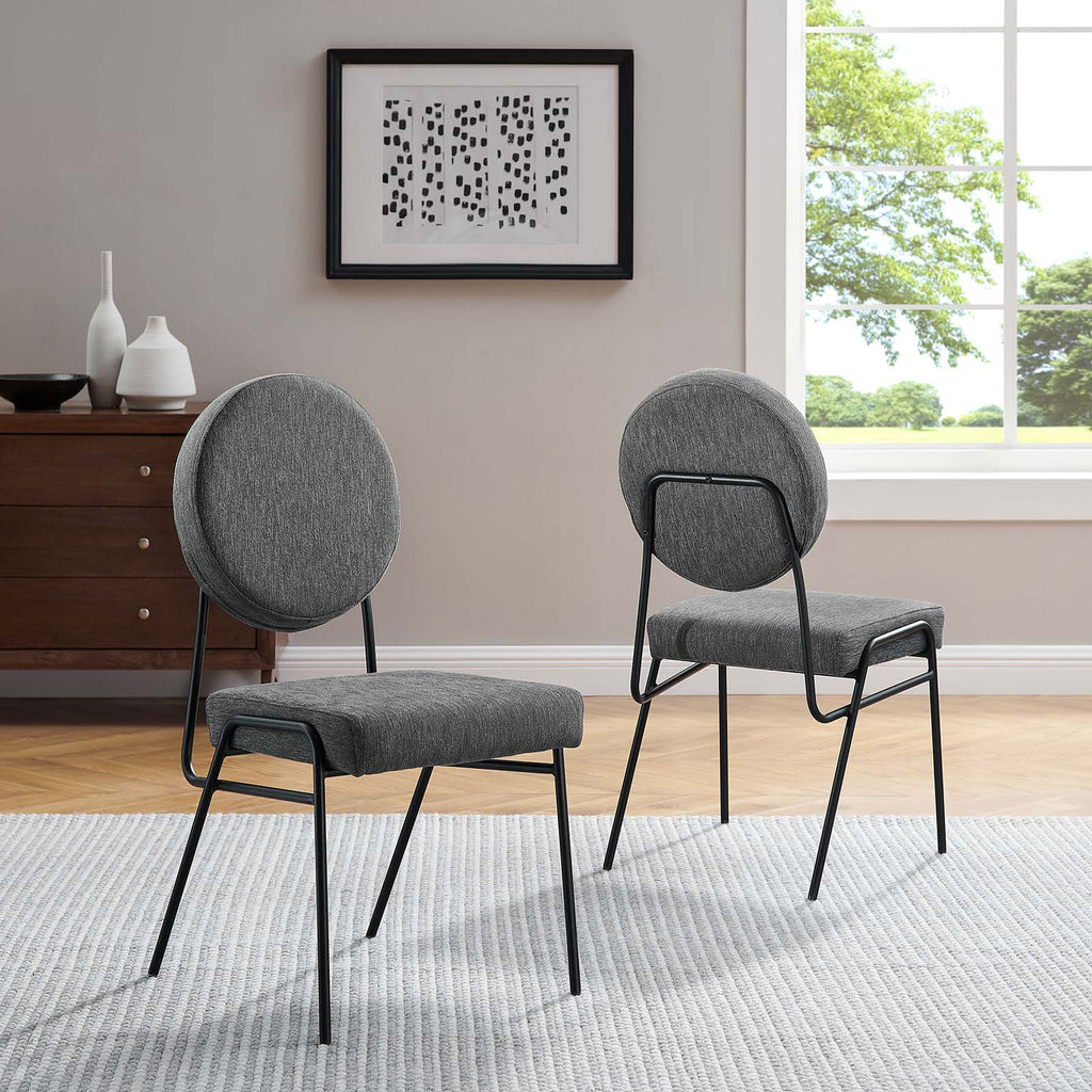 Craft Upholstered Fabric Dining Side Chairs - Set of 2