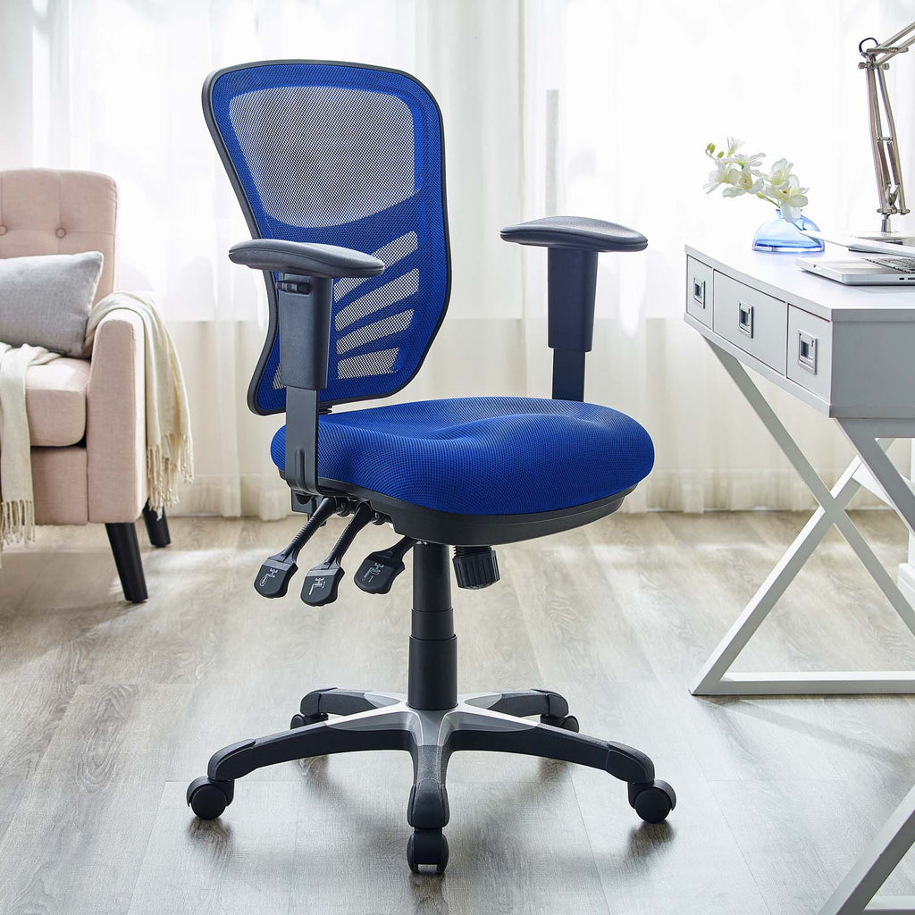 Articulate Mesh Office Chair in Blue