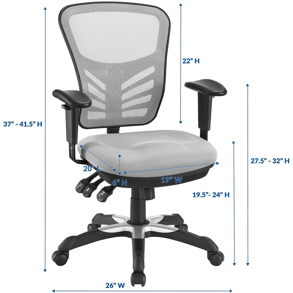 Articulate Mesh Office Chair in Gray