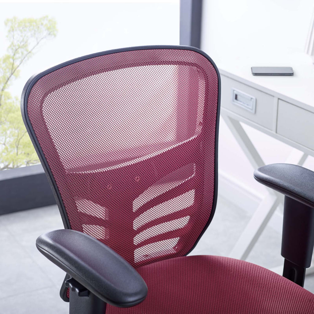 Articulate Mesh Office Chair in Red