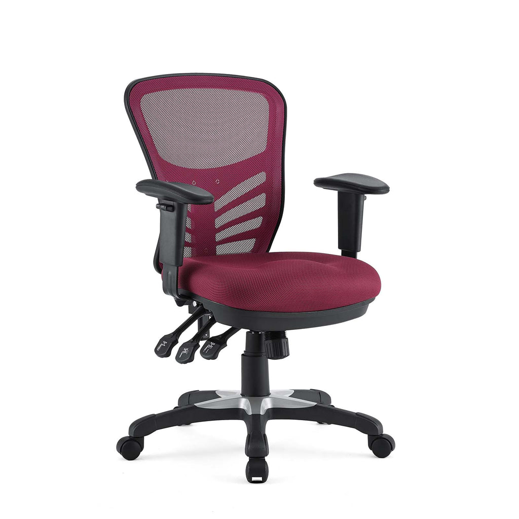 Articulate Mesh Office Chair in Red