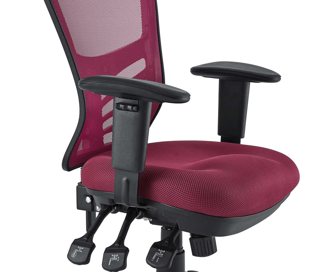 Articulate Mesh Office Chair in Red