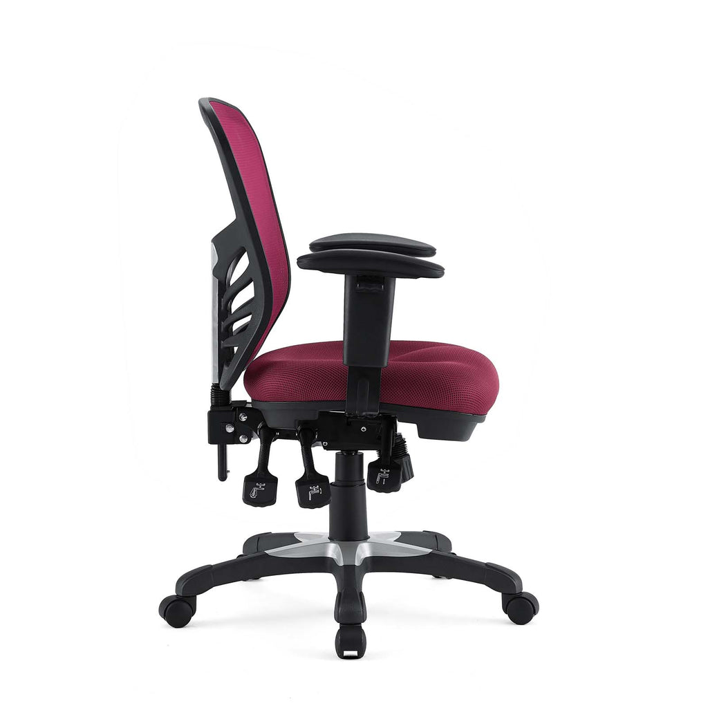 Articulate Mesh Office Chair in Red