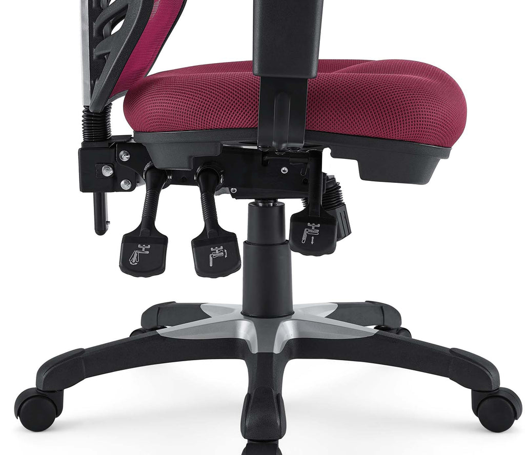 Articulate Mesh Office Chair in Red