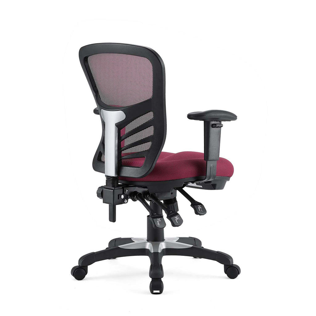 Articulate Mesh Office Chair in Red