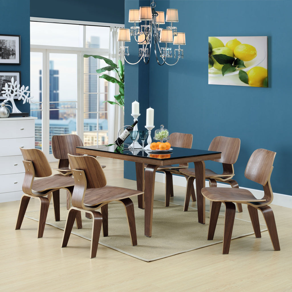 Fathom Dining Chairs Set of 2 in Walnut