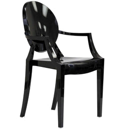 Casper Dining Armchairs Set of 2 in Black