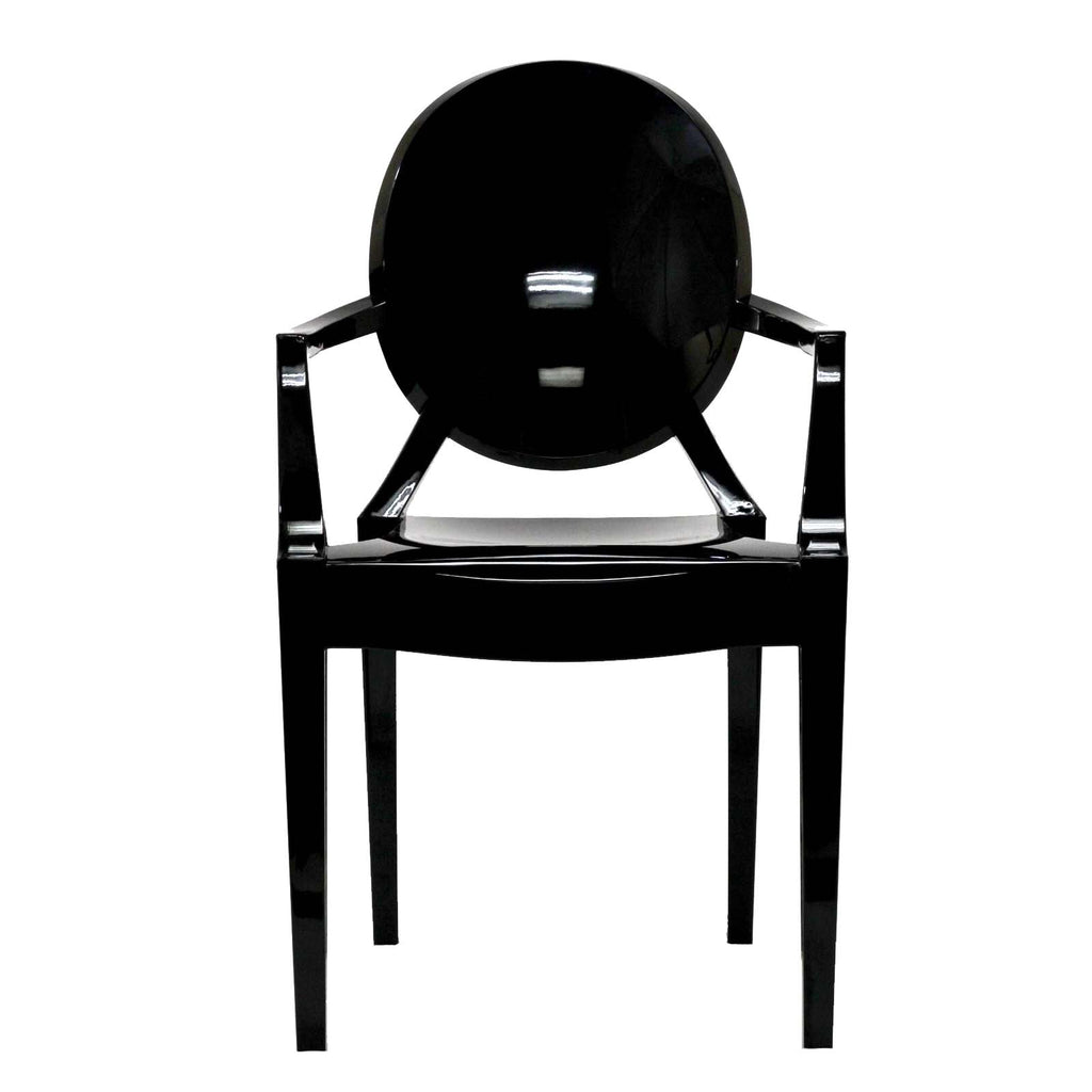 Casper Dining Armchairs Set of 2 in Black
