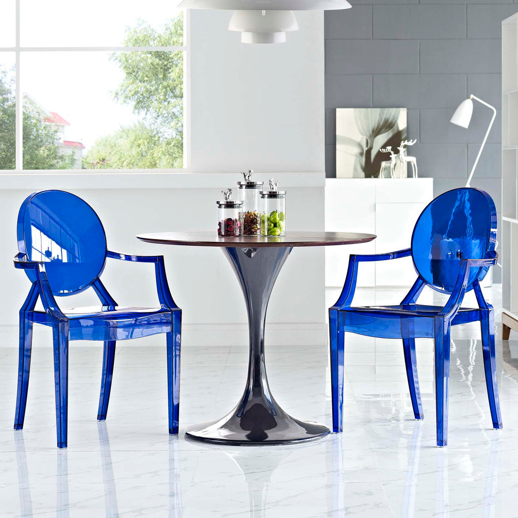 Casper Dining Armchairs Set of 2 in Blue