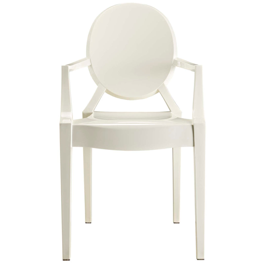 Casper Dining Armchairs Set of 2 in White