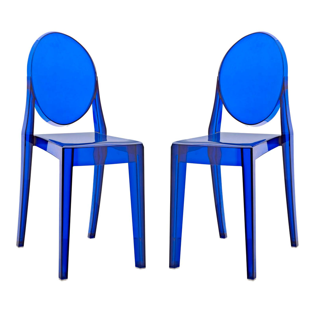 Casper Dining Chairs Set of 2 in Blue