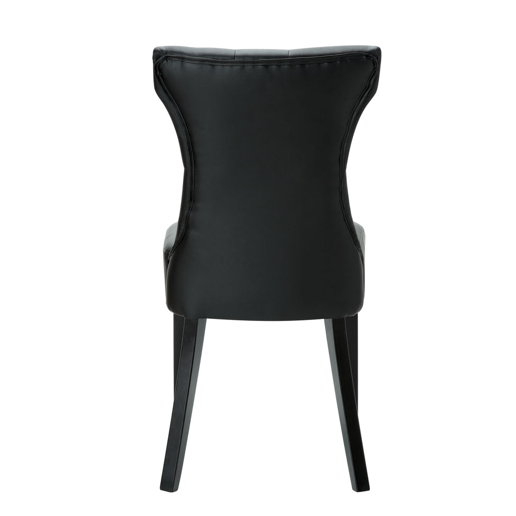 Silhouette Dining Chairs Set of 2 in Black