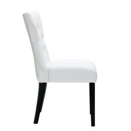 Silhouette Dining Chairs Set of 2 in White