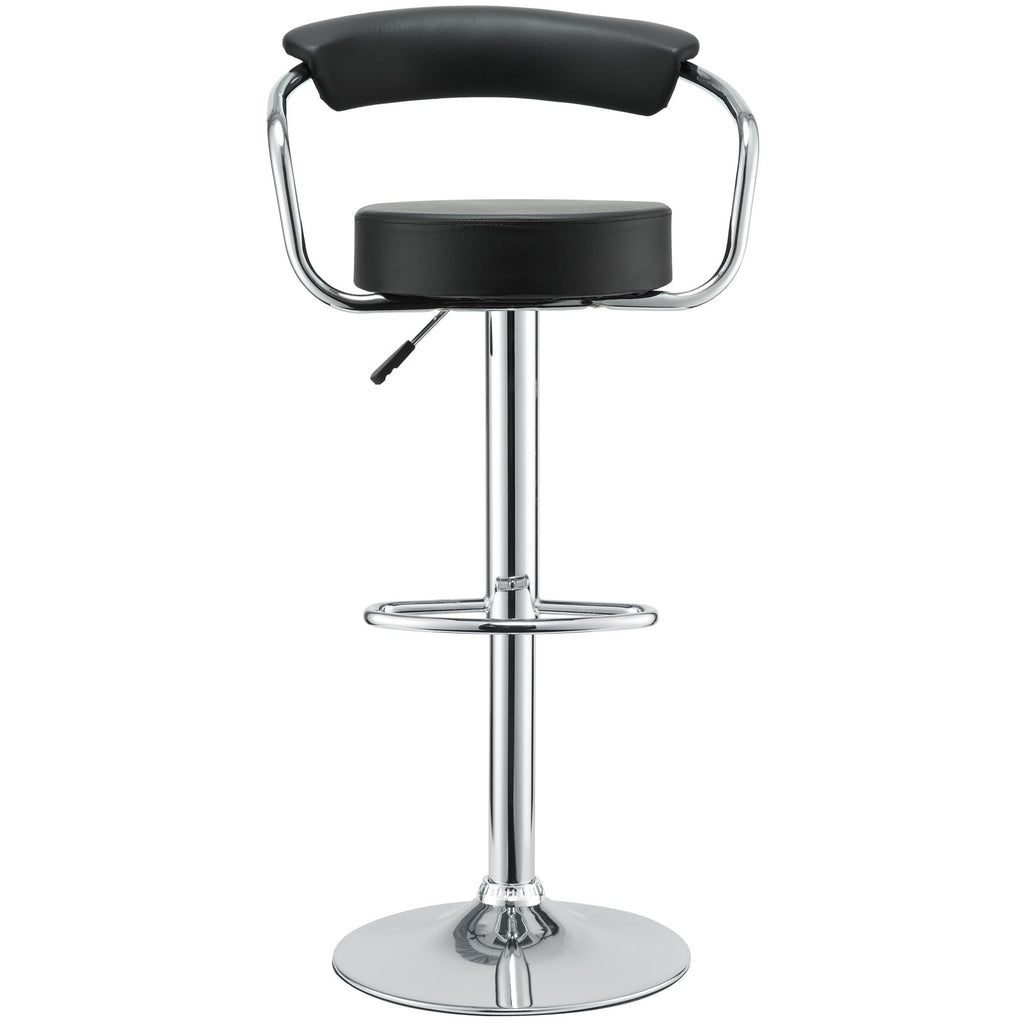 Diner Bar Stool Set of 2 in Black