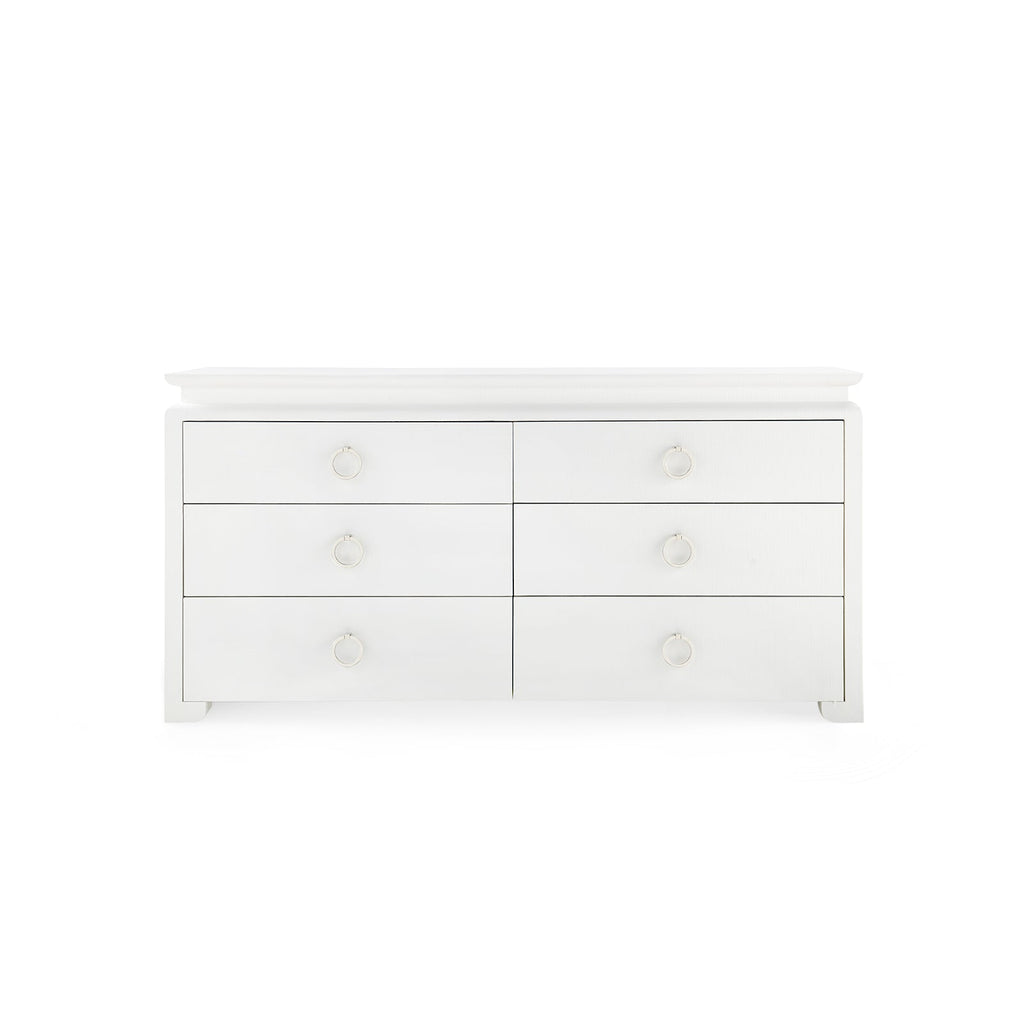 Elina Extra Large 6-Drawer - Vanilla