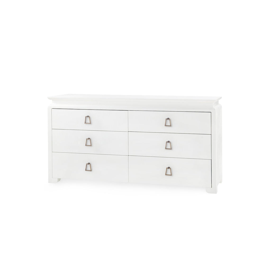 Elina Extra Large 6-Drawer - Vanilla