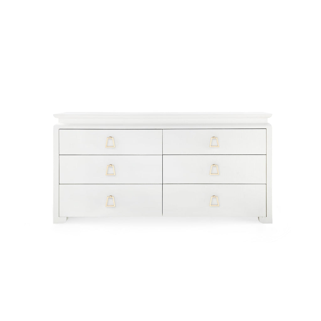 Elina Extra Large 6-Drawer - Vanilla