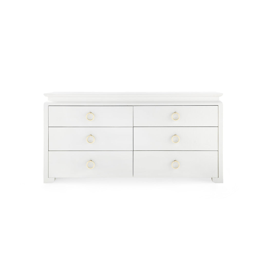 Elina Extra Large 6-Drawer - Vanilla