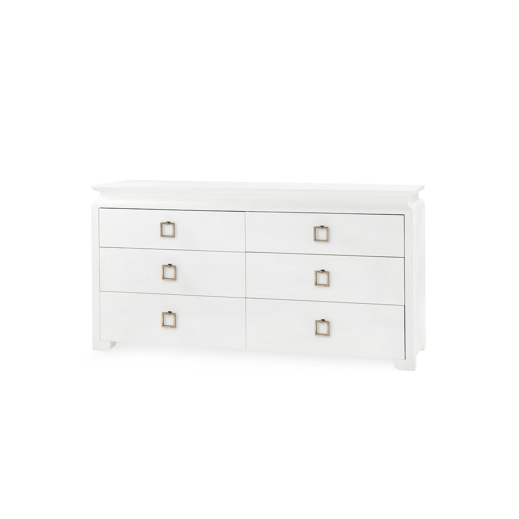 Elina Extra Large 6-Drawer - Vanilla